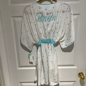 Betsy Johnson Blue - Bride Wedding Robe